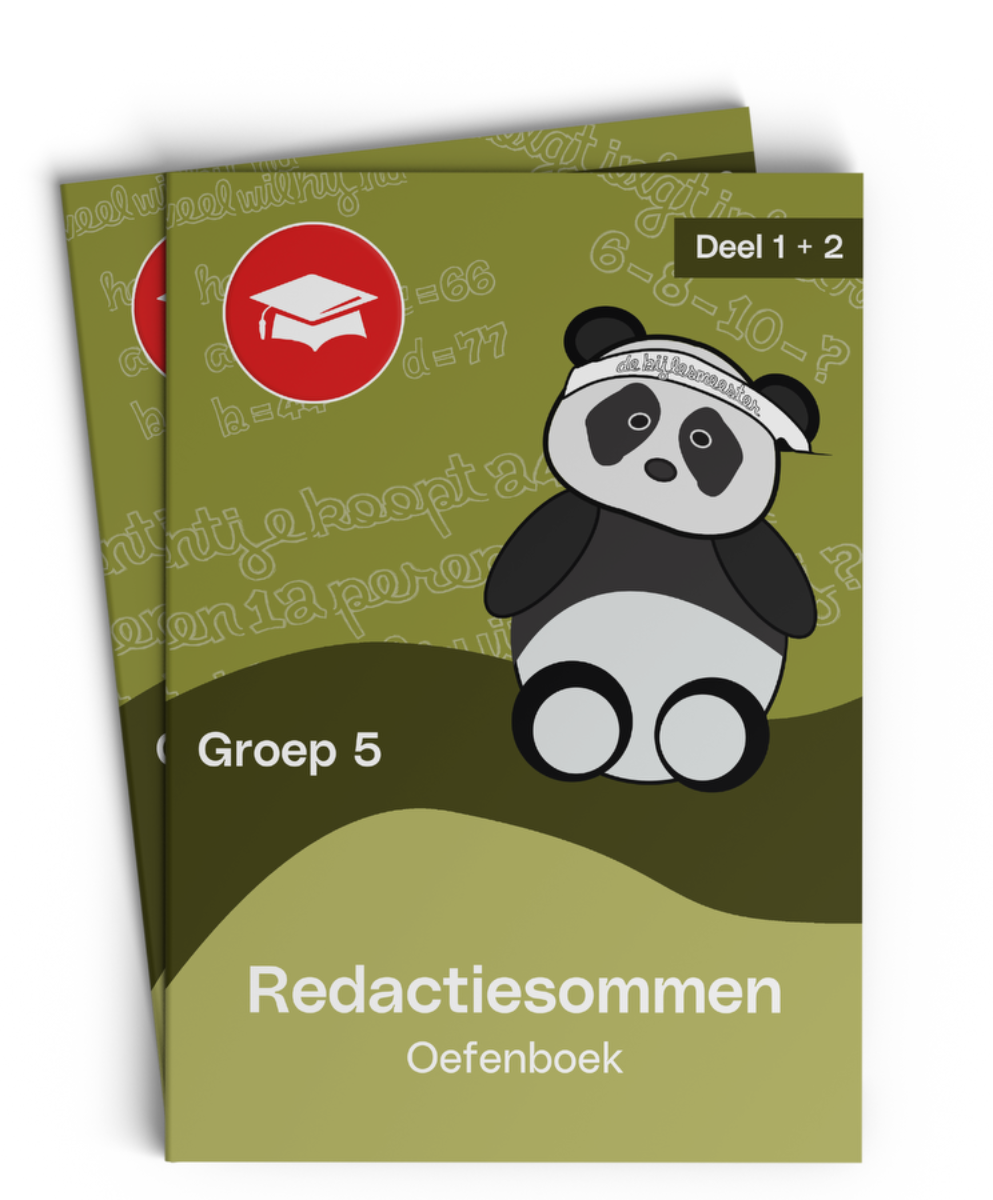 Groep 5 Oefenboek verhaaltjessommen | Deel 1 + 2