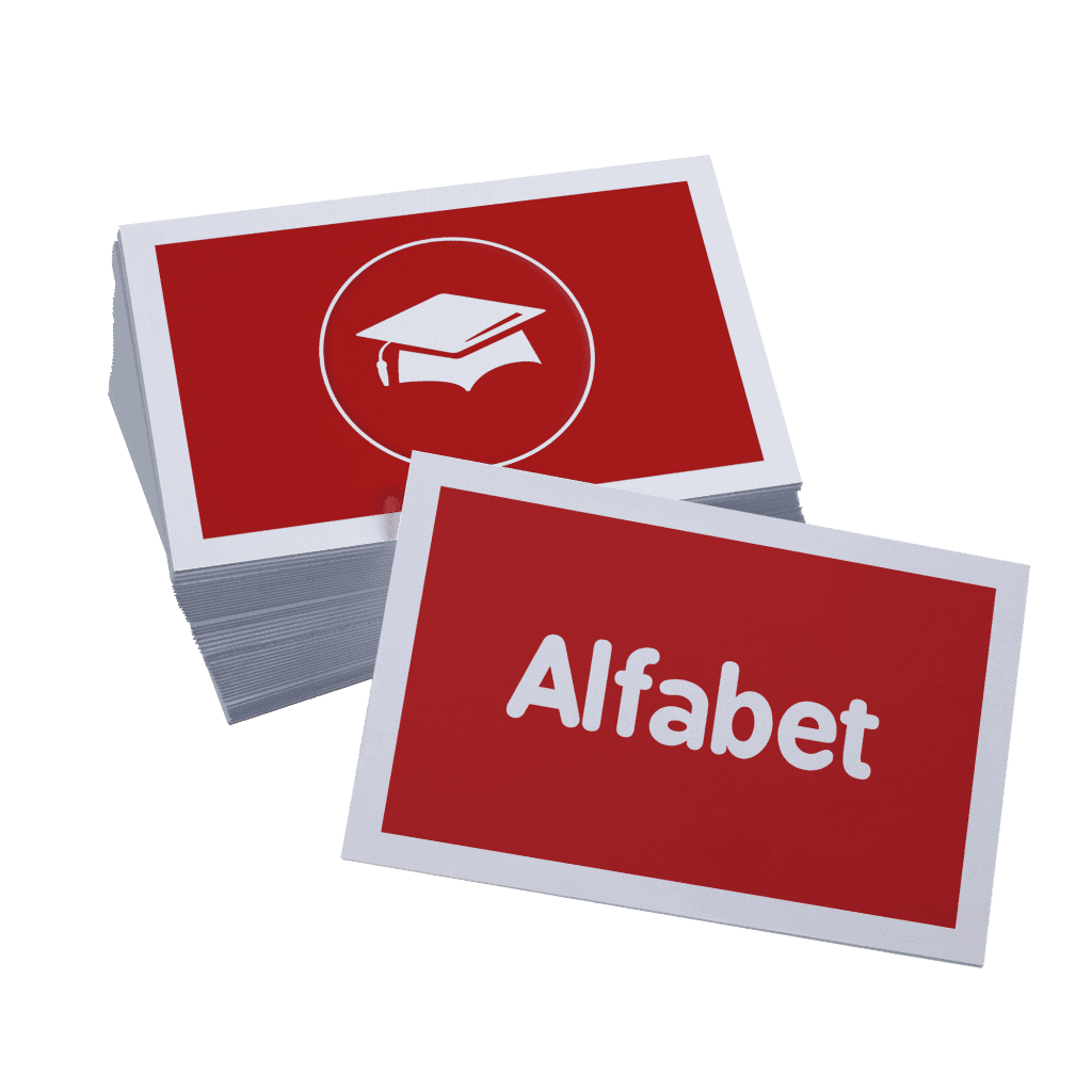 Flitskaartjes - Het alfabet